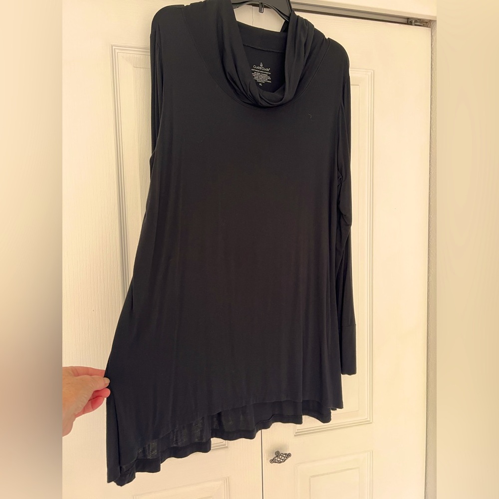 Cuddl Duds Women's Softwear with Stretch Long Sleeve Cowl Tunic XL